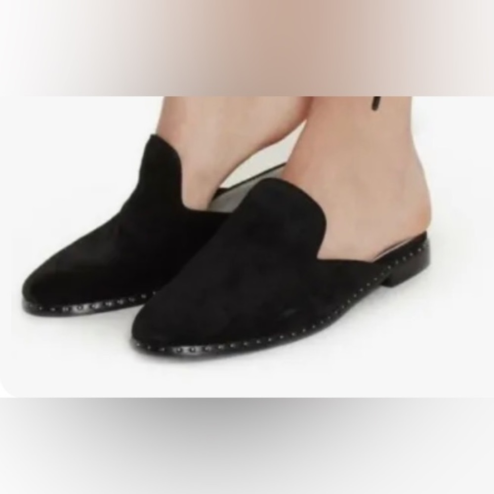 Rag & Bone Suede Studded Mules Size US 9 EU 39